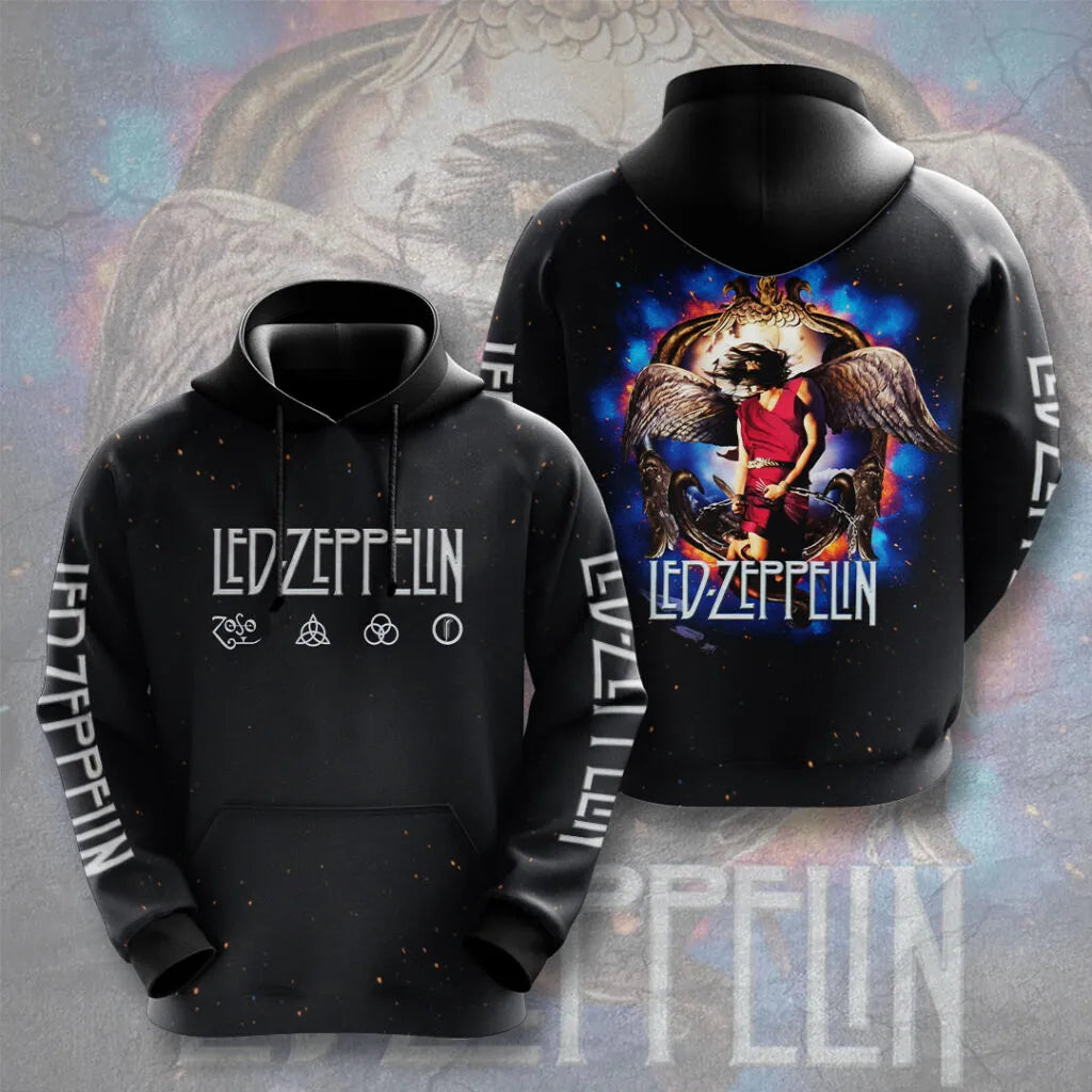 LIMITED EDITION - NEW CUSTOMIZED LED ZEPPELIN T-SHIRT, HOODIE, ZIP HOODIE