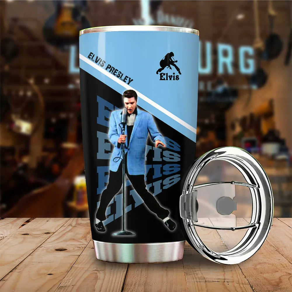 LIMITED EDITION - NEW CUSTOMIZED ELVIS PRESLEY TUMBLER CUP
