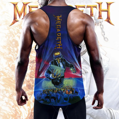 LIMITED EDITION - NEW CUSTOMIZED MEGADETH UNISEX TANK TOP