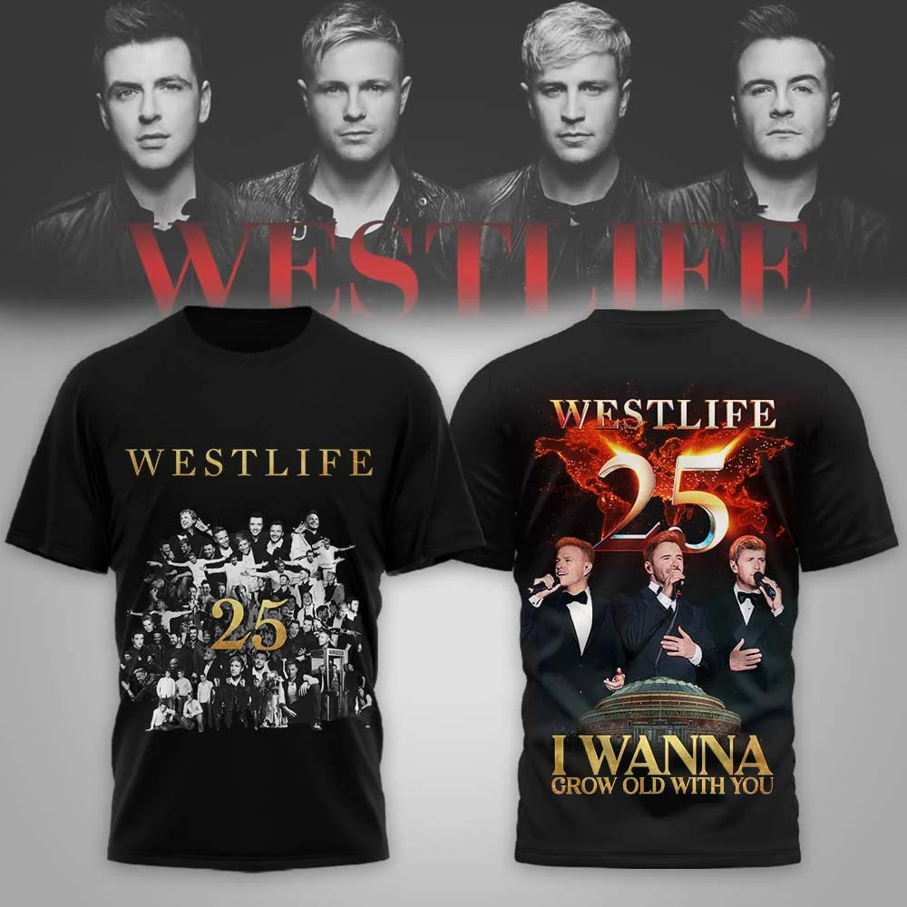 LIMITED EDITION - NEW CUSTOMIZED WESTLIFE T-SHIRT, HOODIE, ZIP HOODIE