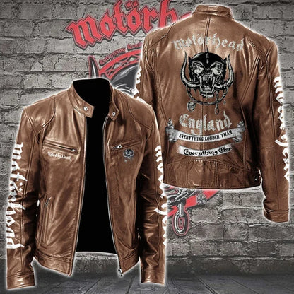 LIMITED EDITION - NEW CUSTOMIZED MOTÖRHEAD MOTORCYCLE LEATHER JACKET
