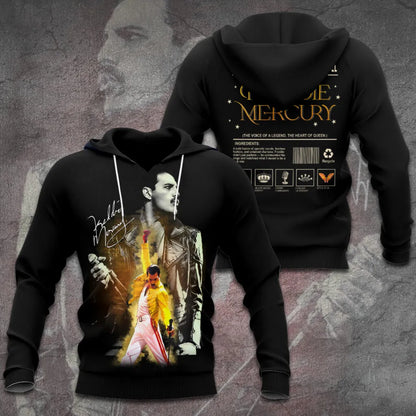 LIMITED EDITION - NEW CUSTOMIZED FREDDIE MERCURY T-SHIRT, HOODIE, ZIP HOODIE