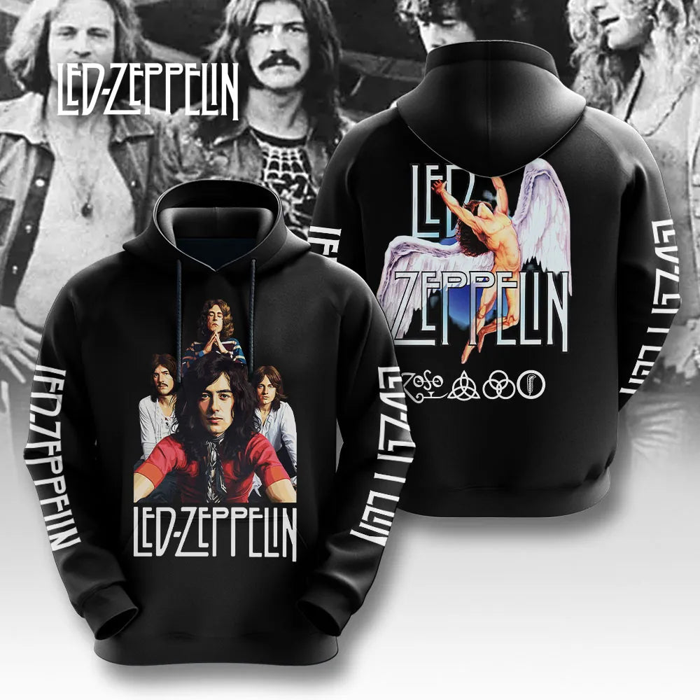 LIMITED EDITION - NEW CUSTOMIZED LED ZEPPELIN T-SHIRT, HOODIE, ZIP HOODIE