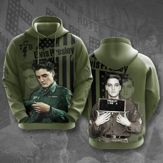 LIMITED EDITION - NEW CUSTOMIZED ELVIS PRESLEY T-SHIRT, HOODIE, ZIP HOODIE