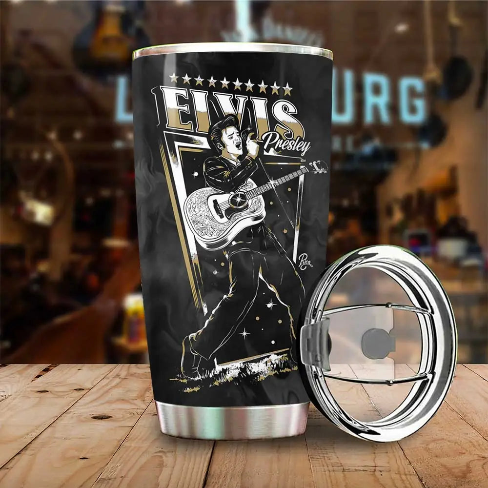 LIMITED EDITION - NEW CUSTOMIZED ELVIS PRESLEY TUMBLER CUP