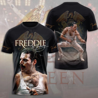 LIMITED EDITION - NEW CUSTOMIZED FREDDIE MERCURY T-SHIRT, HOODIE, ZIP HOODIE