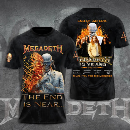 LIMITED EDITION - NEW CUSTOMIZED MEGADETH T-SHIRT, HOODIE, ZIP HOODIE