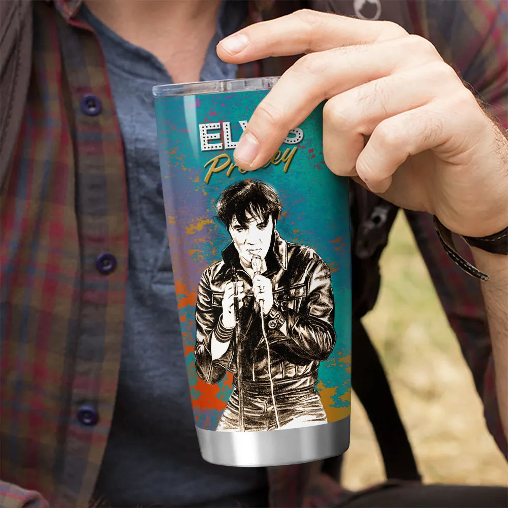 LIMITED EDITION - NEW CUSTOMIZED ELVIS PRESLEY TUMBLER CUP