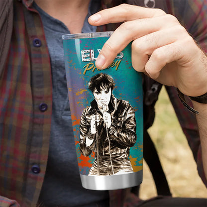 LIMITED EDITION - NEW CUSTOMIZED ELVIS PRESLEY TUMBLER CUP