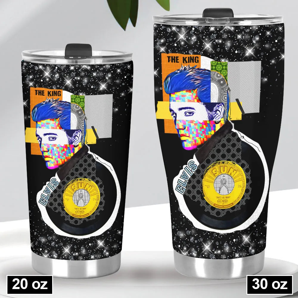 LIMITED EDITION - NEW CUSTOMIZED ELVIS PRESLEY TUMBLER CUP