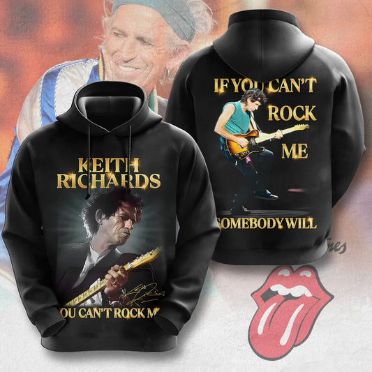 LIMITED EDITION - NEW CUSTOMIZED THE ROLLING STONES X KEITH RICHARDS T-SHIRT, HOODIE, ZIP HOODIE