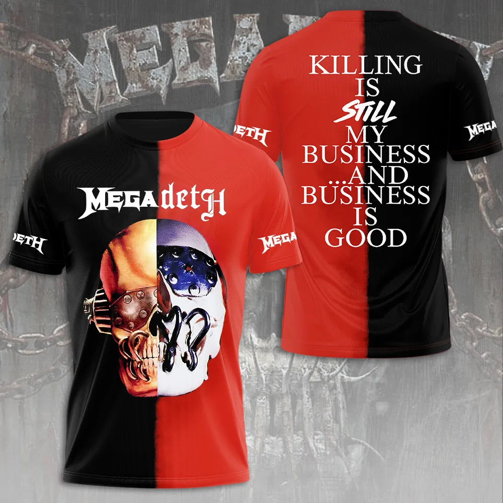 LIMITED EDITION - NEW CUSTOMIZED MEGADETH T-SHIRT, HOODIE, ZIP HOODIE