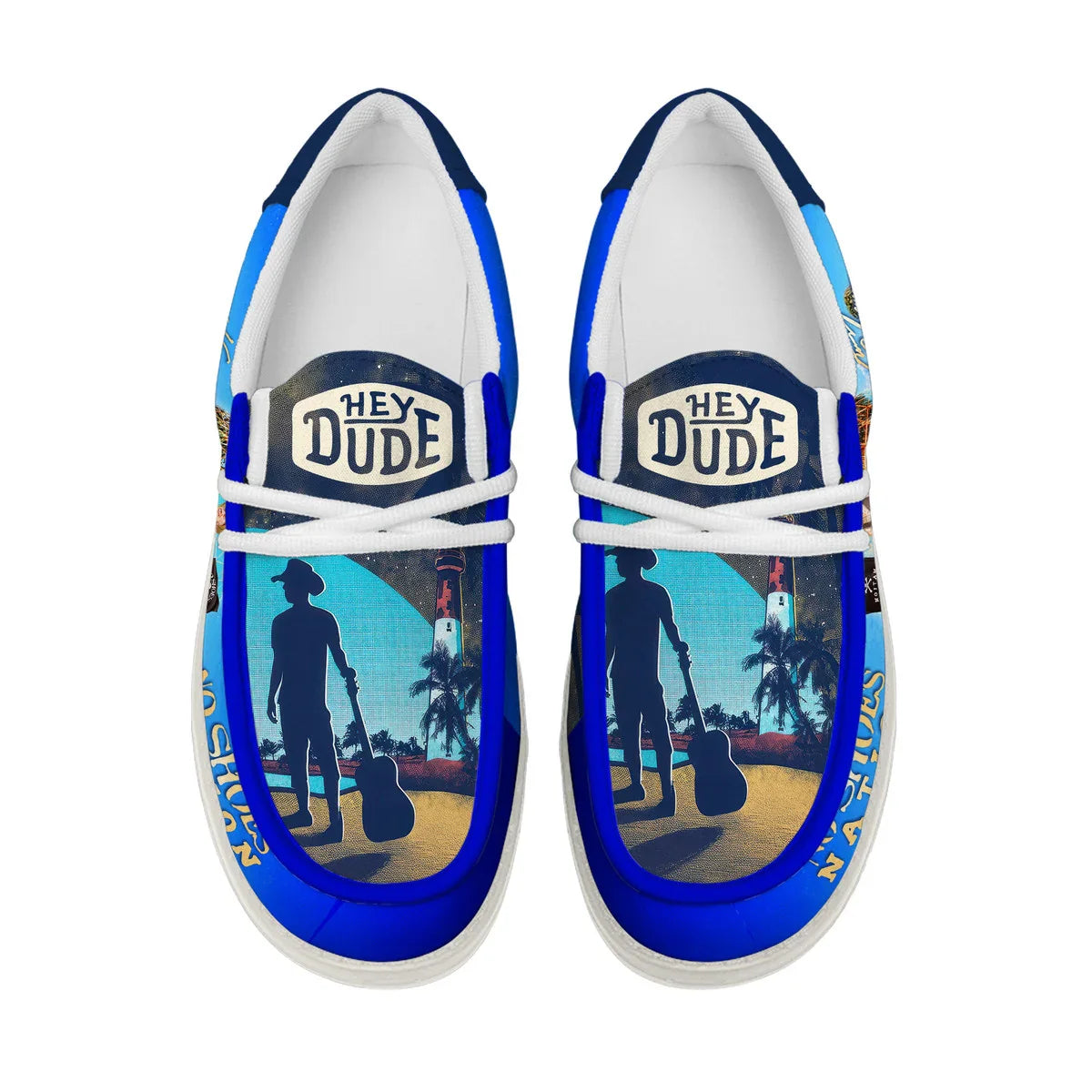 LIMITED EDITION - NEW CUSTOMIZED KENNY CHESNEY LOAFER SHOES