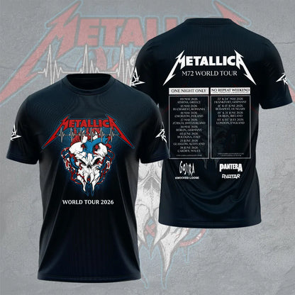 LIMITED EDITION - NEW CUSTOMIZED METALLICA T-SHIRT, HOODIE, ZIP HOODIE