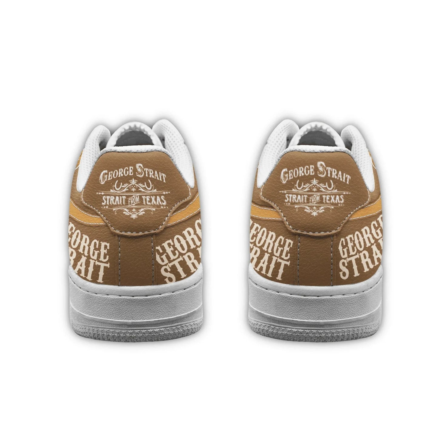 LIMITED EDITION - NEW CUSTOMIZED GEORGE STRAIT AF1 SHOES
