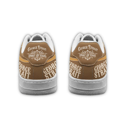 LIMITED EDITION - NEW CUSTOMIZED GEORGE STRAIT AF1 SHOES