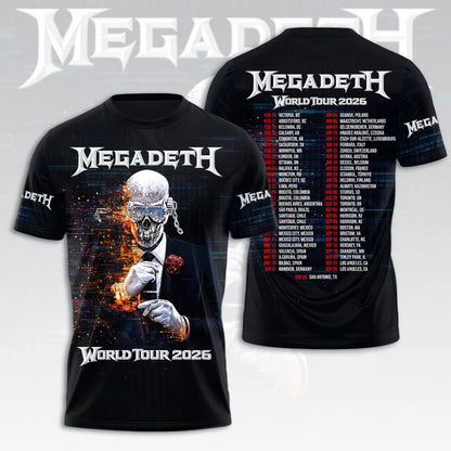 LIMITED EDITION - NEW CUSTOMIZED MEGADETH T-SHIRT, HOODIE, ZIP HOODIE