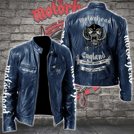 LIMITED EDITION - NEW CUSTOMIZED MOTÖRHEAD MOTORCYCLE LEATHER JACKET