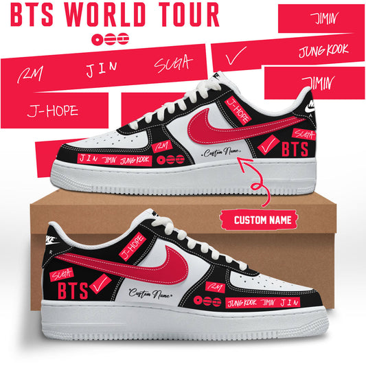 LIMITED EDITION - BTS COMEBACK WORLD TOUR AF1 SHOES