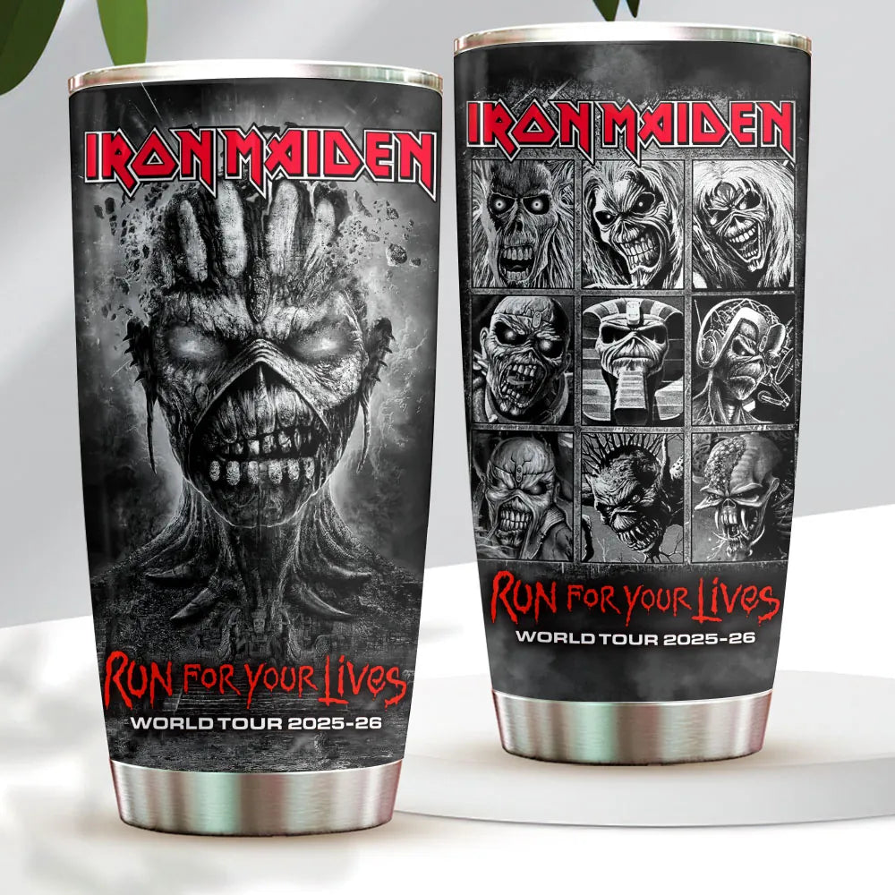 LIMITED EDITION - NEW CUSTOMIZED IRON MAIDEN TUMBLER CUP