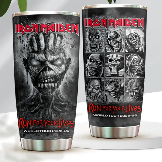 LIMITED EDITION - NEW CUSTOMIZED IRON MAIDEN TUMBLER CUP