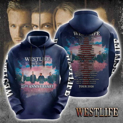 LIMITED EDITION - NEW CUSTOMIZED WESTLIFE T-SHIRT, HOODIE, ZIP HOODIE