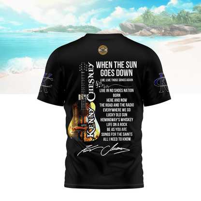 LIMITED EDITION - NEW CUSTOMIZED KENNY CHESNEY T-SHIRT, HOODIE, ZIP HOODIE