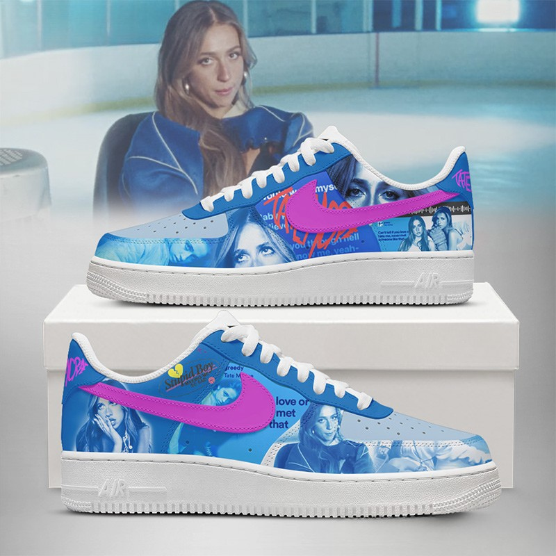 LIMITED EDITION - NEW CUSTOMIZED TATE MCRAE AF1 SHOES