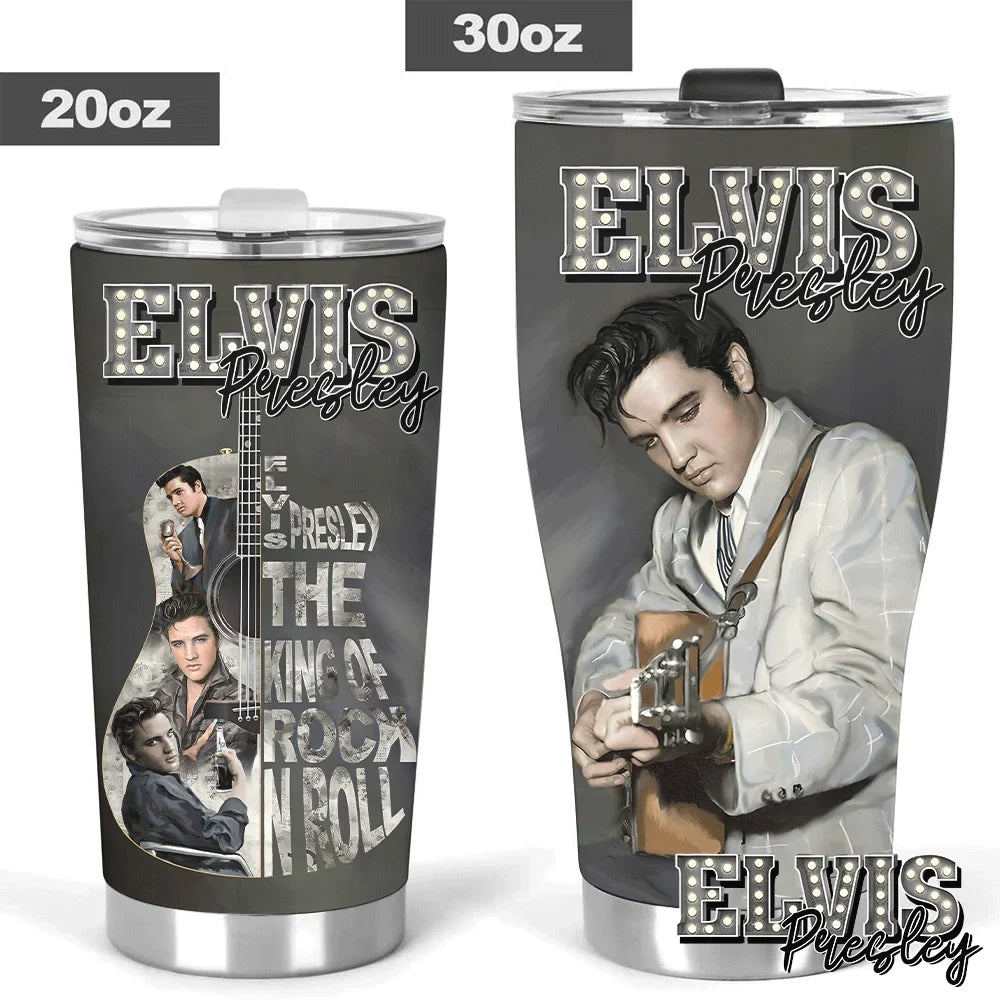 LIMITED EDITION - NEW CUSTOMIZED ELVIS PRESLEY TUMBLER CUP