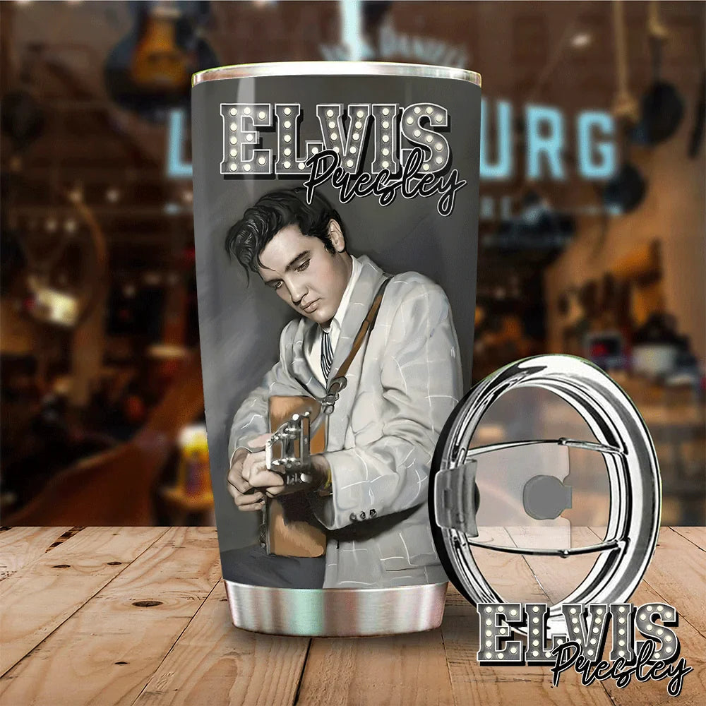 LIMITED EDITION - NEW CUSTOMIZED ELVIS PRESLEY TUMBLER CUP