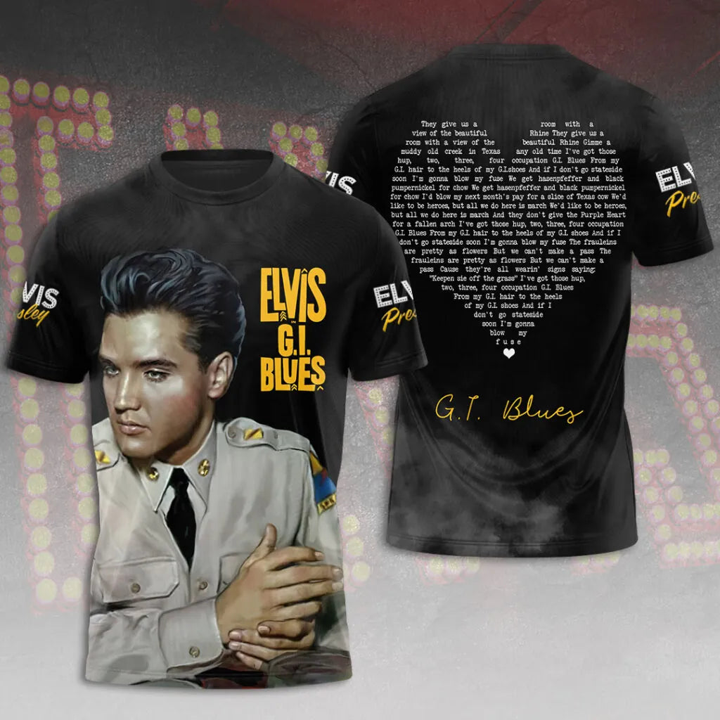 LIMITED EDITION - NEW CUSTOMIZED ELVIS PRESLEY T-SHIRT, HOODIE, ZIP HOODIE