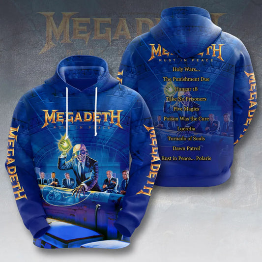 LIMITED EDITION - NEW CUSTOMIZED MEGADETH T-SHIRT, HOODIE, ZIP HOODIE