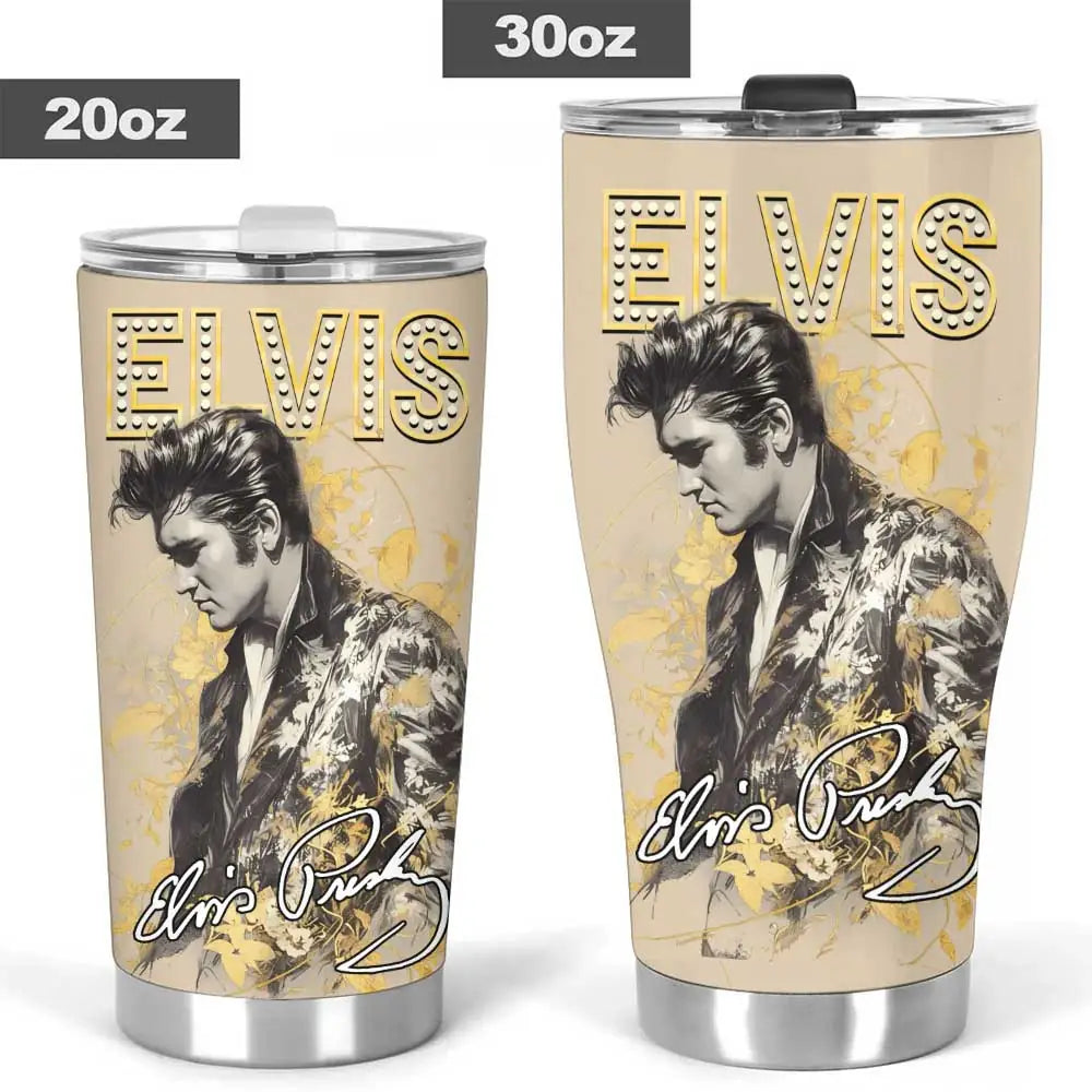 LIMITED EDITION - NEW CUSTOMIZED ELVIS PRESLEY TUMBLER CUP