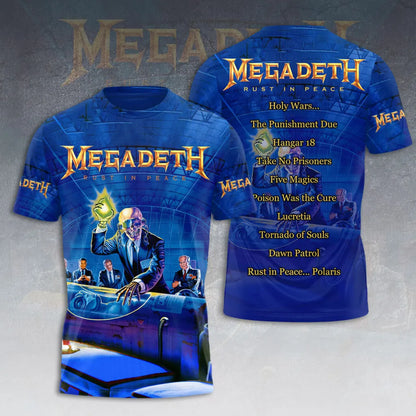 LIMITED EDITION - NEW CUSTOMIZED MEGADETH T-SHIRT, HOODIE, ZIP HOODIE