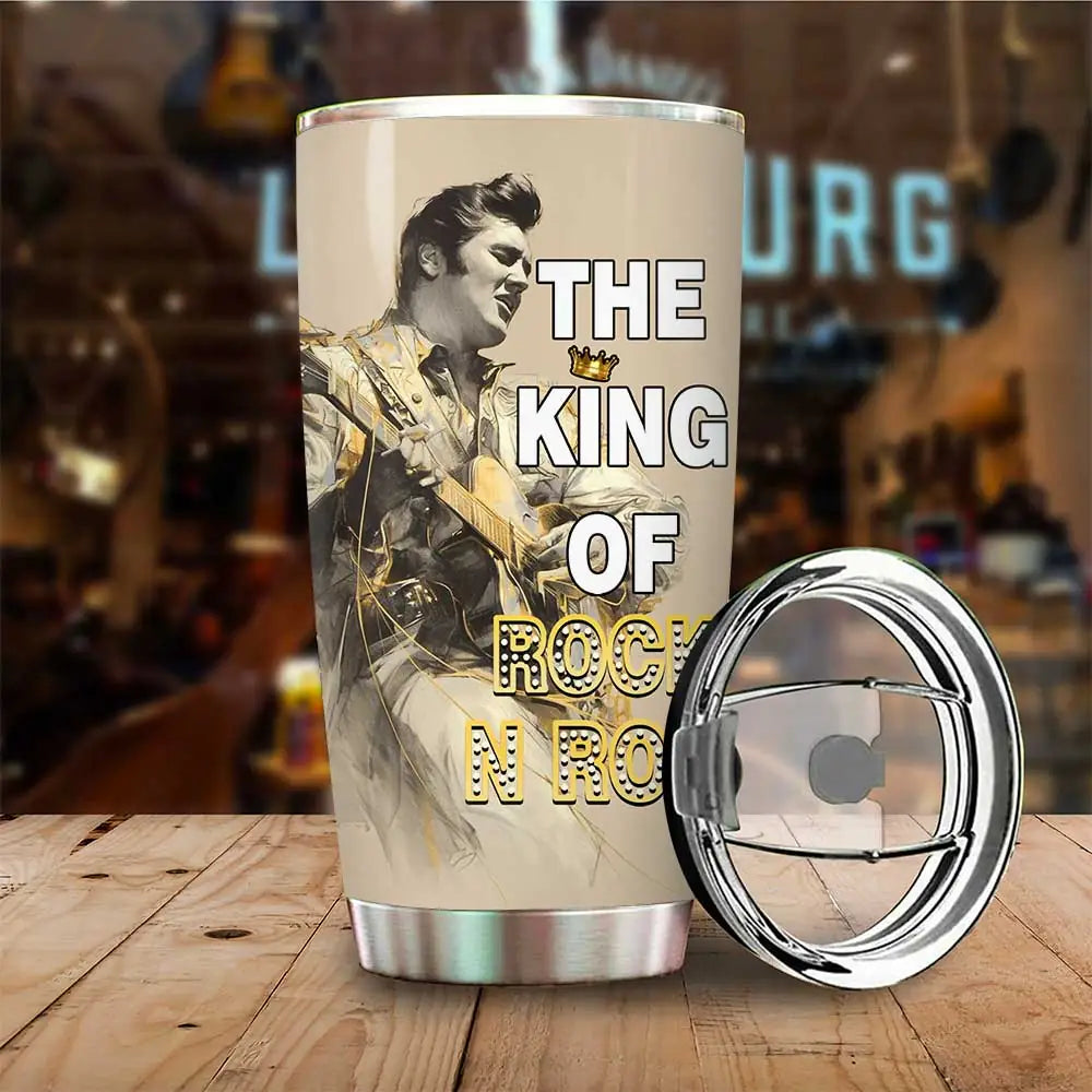 LIMITED EDITION - NEW CUSTOMIZED ELVIS PRESLEY TUMBLER CUP