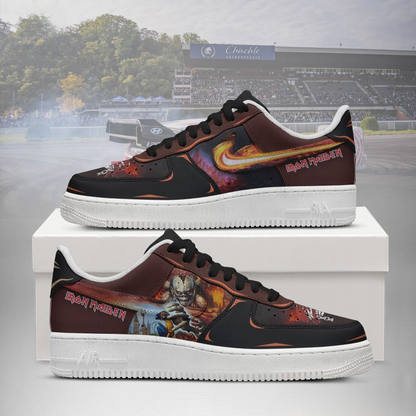 LIMITED EDITION - NEW CUSTOMIZED IRON MAIDEN AF1 SHOES