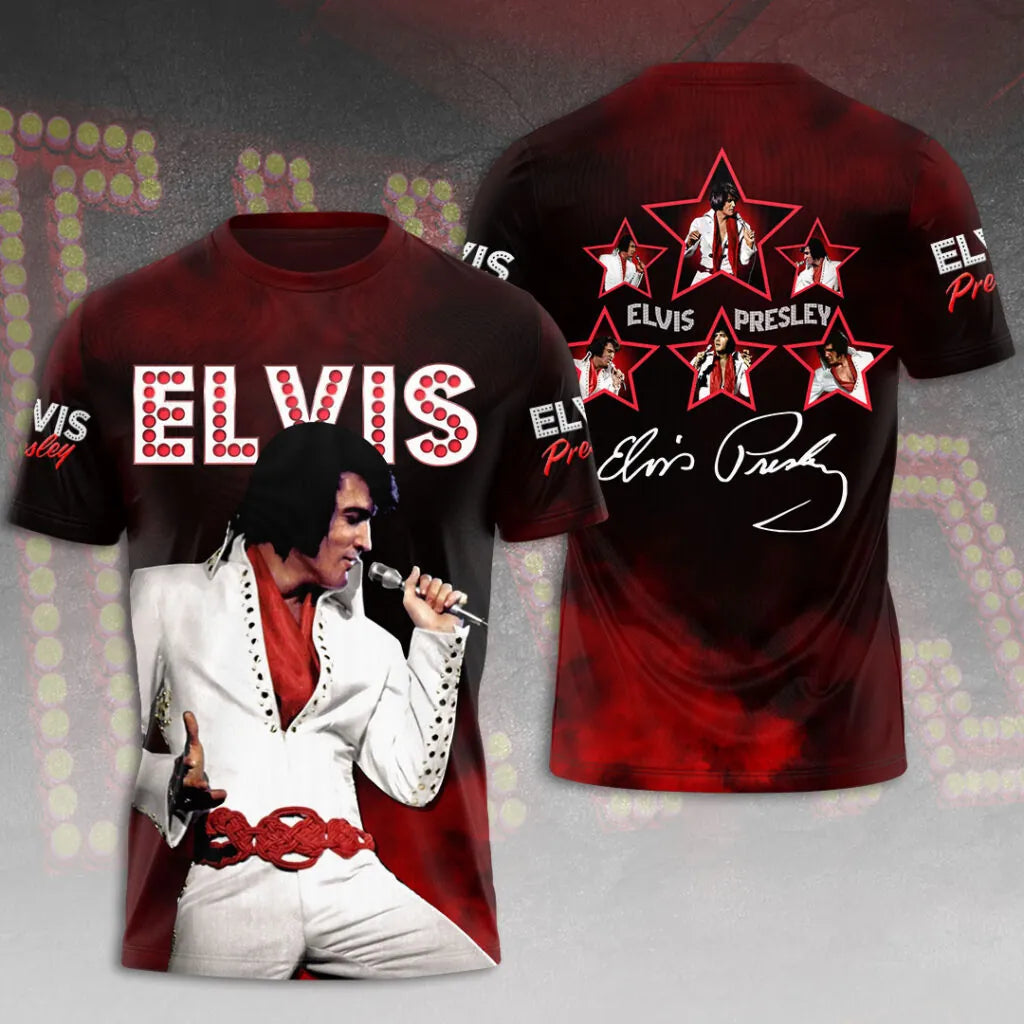 LIMITED EDITION - NEW CUSTOMIZED ELVIS PRESLEY T-SHIRT, HOODIE, ZIP HOODIE