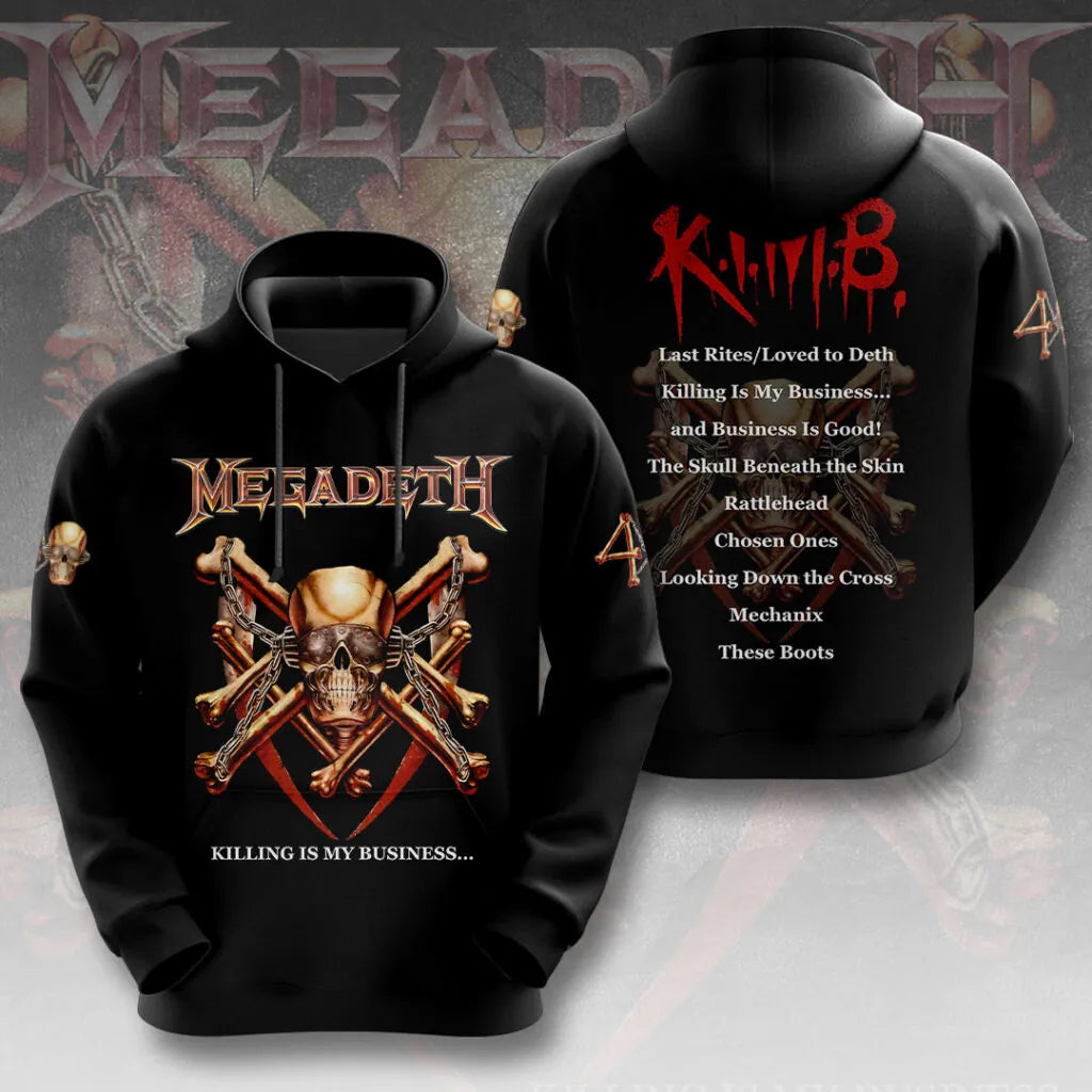 LIMITED EDITION - NEW CUSTOMIZED MEGADETH T-SHIRT, HOODIE, ZIP HOODIE