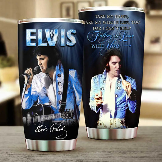 LIMITED EDITION - NEW CUSTOMIZED ELVIS PRESLEY TUMBLER CUP