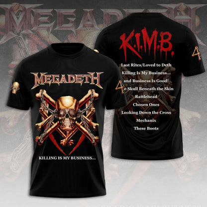 LIMITED EDITION - NEW CUSTOMIZED MEGADETH T-SHIRT, HOODIE, ZIP HOODIE