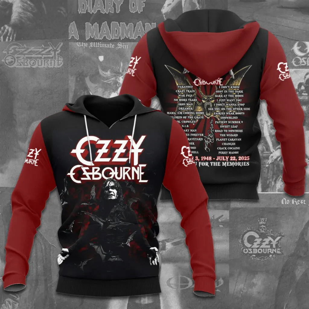 LIMITED EDITION - NEW CUSTOMIZED BLACK SABBATH x OZZY OSBOURNE T-SHIRT, HOODIE, ZIP HOODIE
