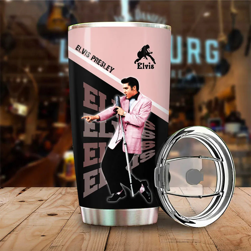 LIMITED EDITION - NEW CUSTOMIZED ELVIS PRESLEY TUMBLER CUP