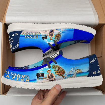 LIMITED EDITION - NEW CUSTOMIZED KENNY CHESNEY LOAFER SHOES