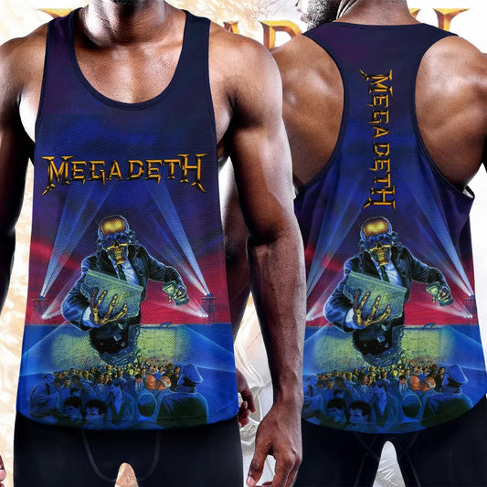 LIMITED EDITION - NEW CUSTOMIZED MEGADETH UNISEX TANK TOP