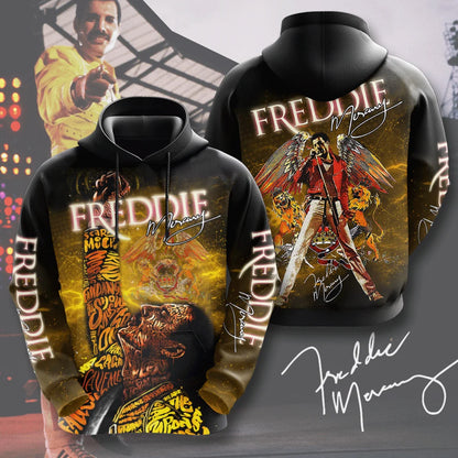 LIMITED EDITION - NEW CUSTOMIZED FREDDIE MERCURY T-SHIRT, HOODIE, ZIP HOODIE