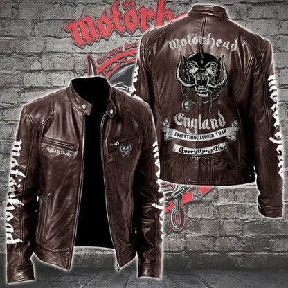 LIMITED EDITION - NEW CUSTOMIZED MOTÖRHEAD MOTORCYCLE LEATHER JACKET