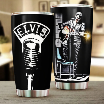 LIMITED EDITION - NEW CUSTOMIZED ELVIS PRESLEY TUMBLER CUP