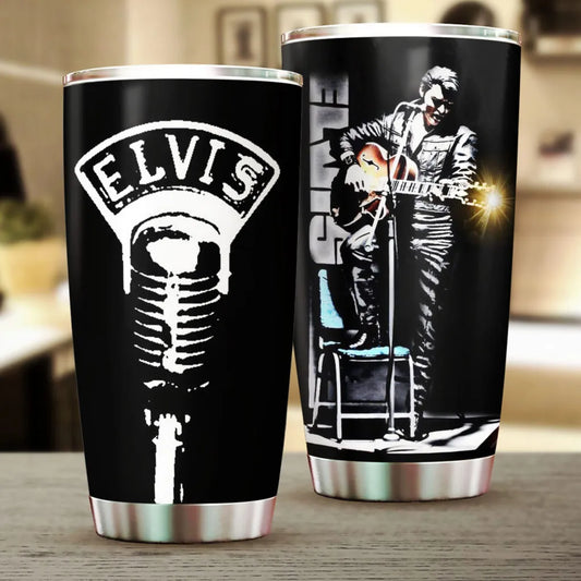 LIMITED EDITION - NEW CUSTOMIZED ELVIS PRESLEY TUMBLER CUP