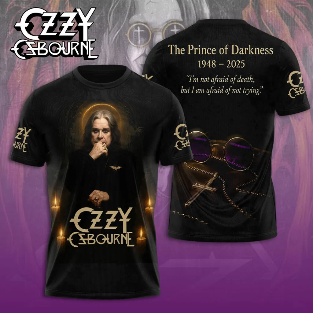 LIMITED EDITION - NEW CUSTOMIZED BLACK SABBATH x OZZY OSBOURNE T-SHIRT, HOODIE, ZIP HOODIE