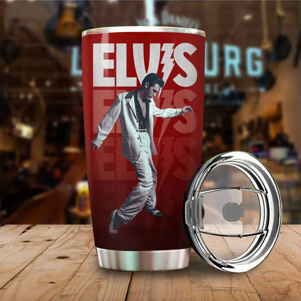 LIMITED EDITION - NEW CUSTOMIZED ELVIS PRESLEY TUMBLER CUP